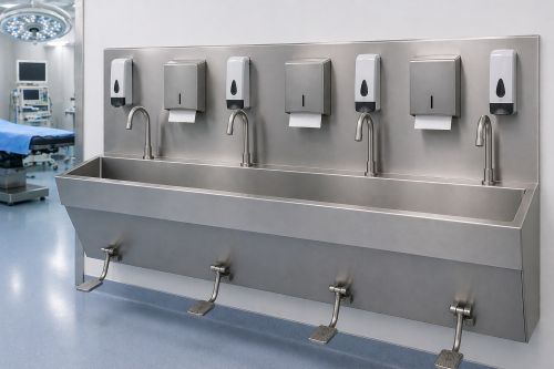 Zone de lavage chirurgical stérile