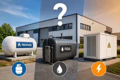Site non raccordé : propane, fioul ou électrique pour un bâtiment pro ?