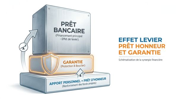 Effet levier prêt honneur et garantie