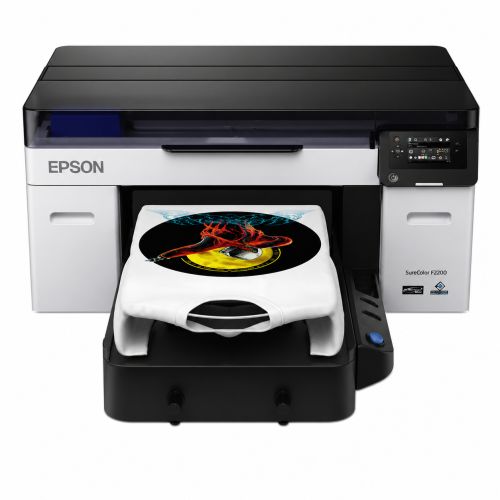 Photo produit Epson SureColor avec T-shirt imprimé