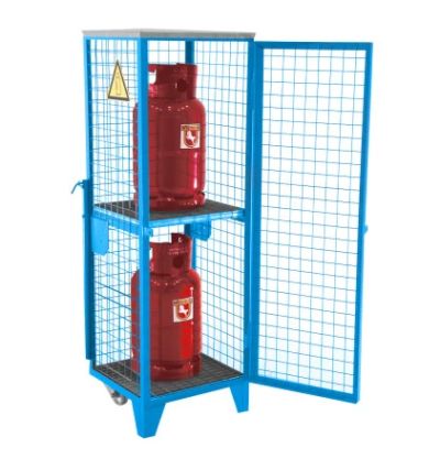 armoires et cages pour bouteilles de gaz 