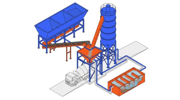 Composants d'un drive béton