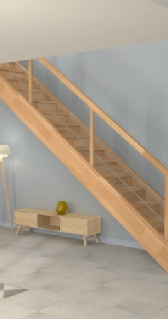 Quelles dimensions pour un escalier droit ?