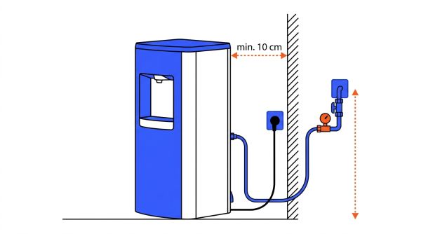 Schéma prérequis installation fontaine