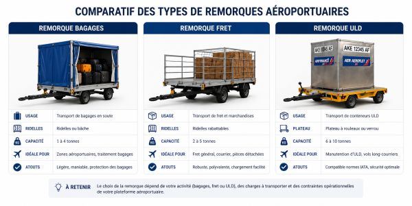 remorque aéroportuaire