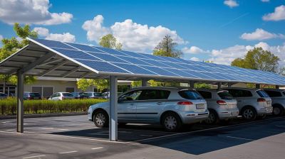 abri parking solaire en entreprise