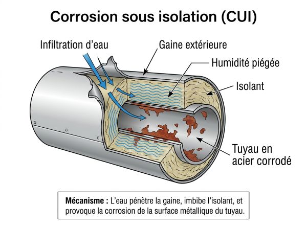 Corrosion sous isolation (CUI)