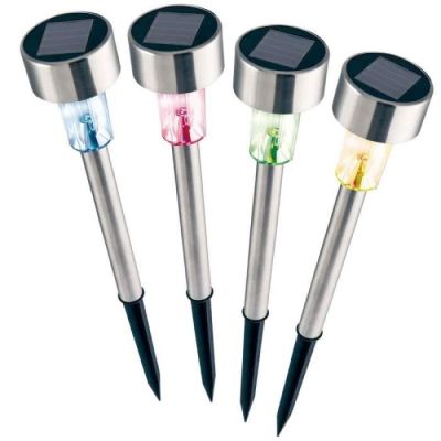 borne solaire multicolore