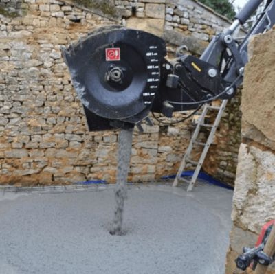 godet malaxeur à béton 