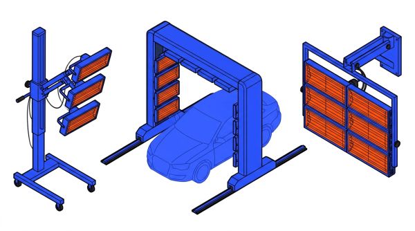 Configurations sécheur infrarouge auto