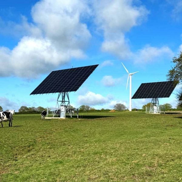 Vent et tracker solaire