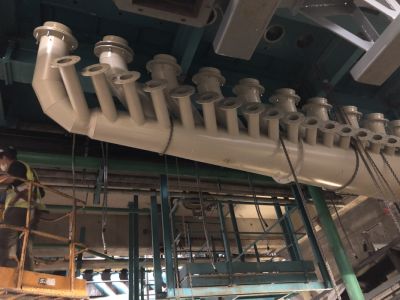 Installation de traitement d'air industriel 