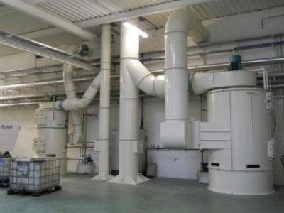 Installation de traitement d'air industriel 