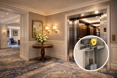 Ascenseur à traction pour hôtel