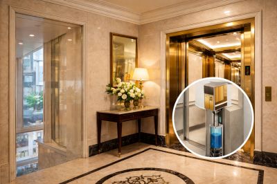 Ascenseur hydraulique pour hôtel