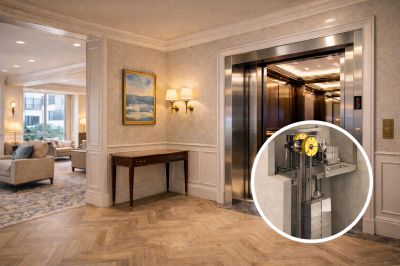 Ascenseur sans salle des machines (MRL)