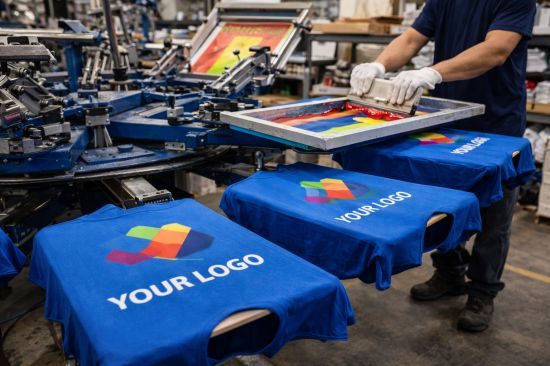 Atelier de sérigraphie en action