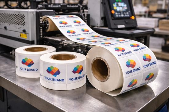 Impression industrielle de l'impression d'étiquett