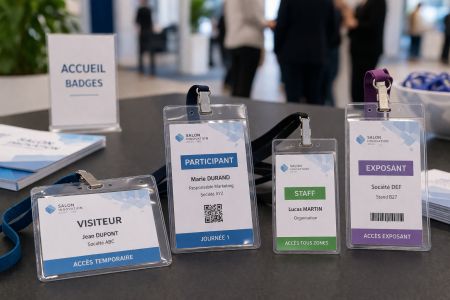 porte badge double poche