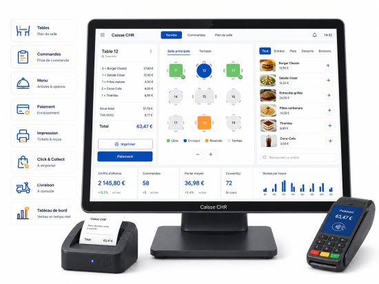 Logiciel de caisse CHR restaurant
