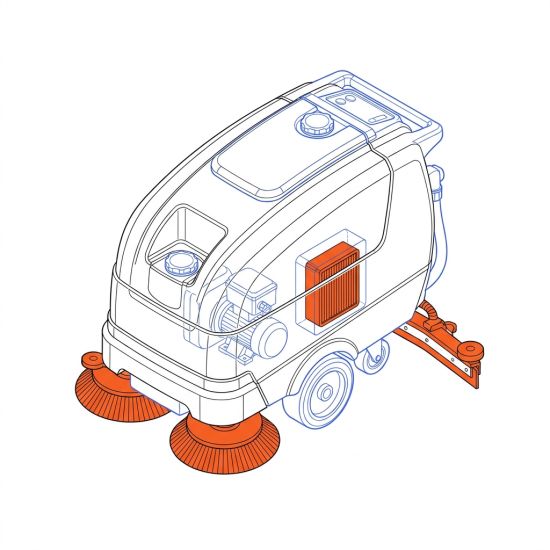 Pièces d'usure et consommables robot autolaveuse