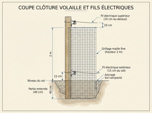 Coupe clôture volaille et fils électriques