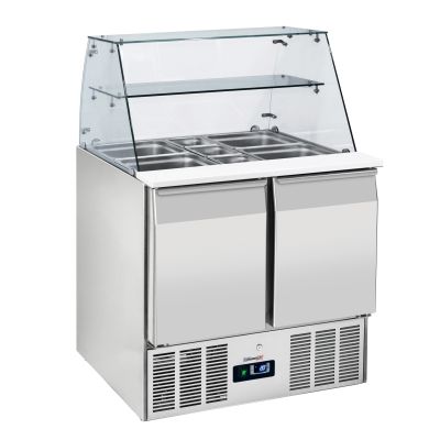 Saladette réfrigérée 2 portes