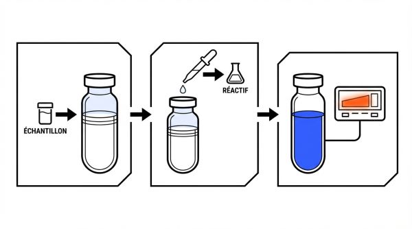 Principe de la colorimétrie de l'eau