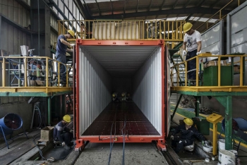 fabrication container maritime 