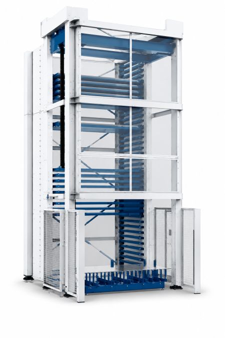 Rangement industriel vertical automatisé