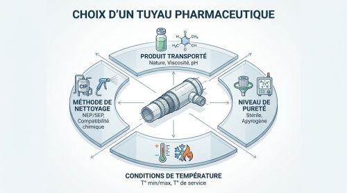 Choix d'un tuyau pharmaceutique