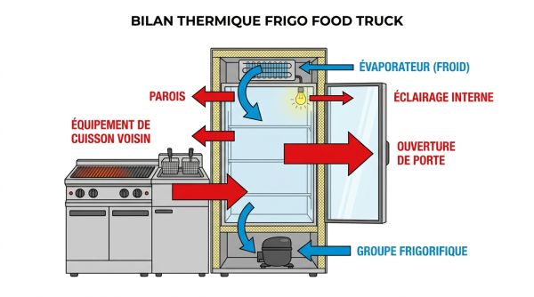 Bilan thermique frigo food truck