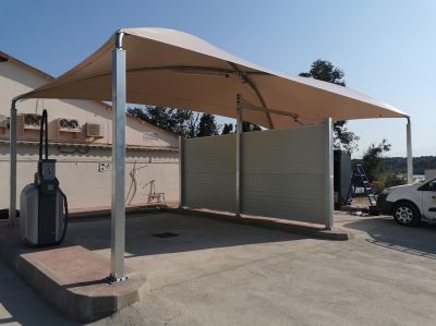 abri pour station de lavage modulable