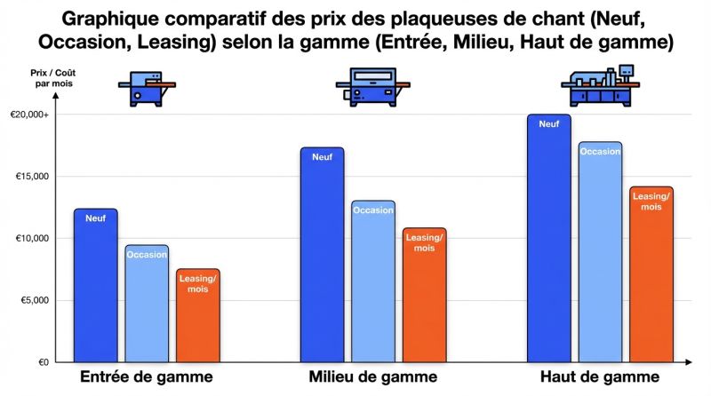 comparatif des prix des plaqueuses de chant 