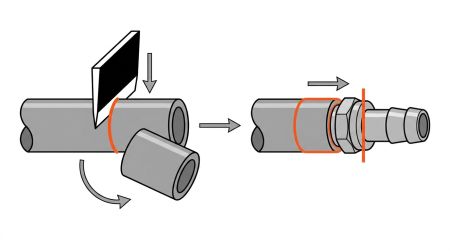 Étapes de préparation du sertissage