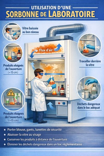 utilisation sorbonne de laboratoire