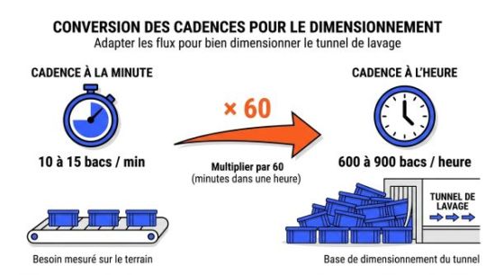 Conversion des cadences
