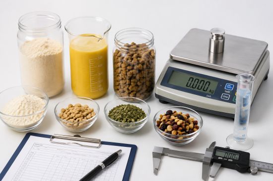 Échantillons pour dosage industriel