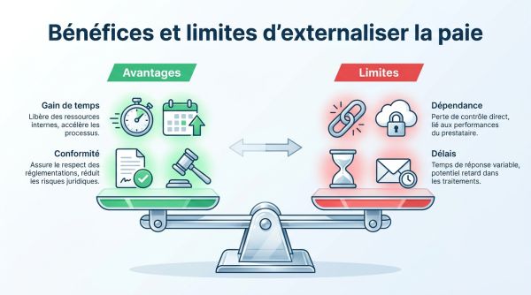 Bénéfices et limites d'externaliser la paie