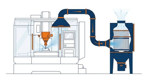 Filtration brouillard d'huile CNC