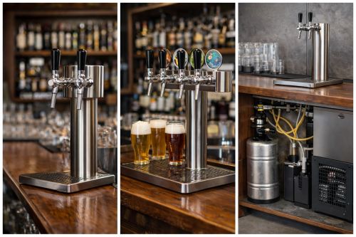 Installation de tirage de bière professionnelle