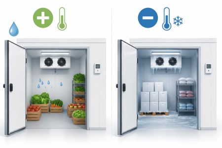 Chambre froide vs congélateur industriel