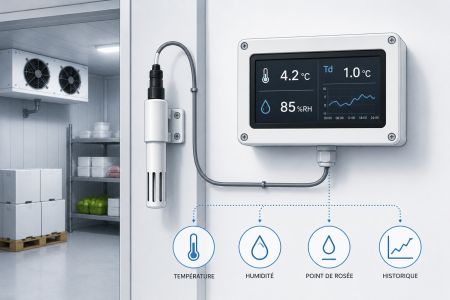 Système de surveillance en chambre froide