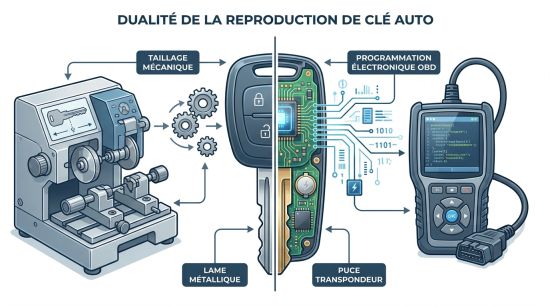 Matériel reproduction clé auto et outil OBD