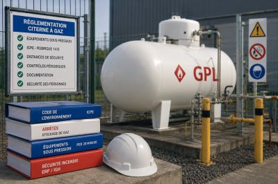 Quelles sont les réglementations applicables aux citernes à gaz ?