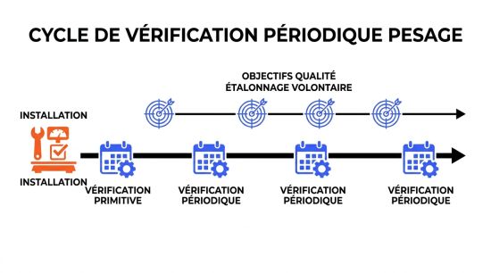 Cycle de vérification périodique pesage