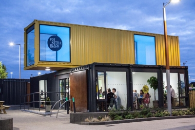 Restaurant container design moderne