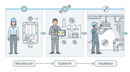Schéma responsabilités ATEX éclairage