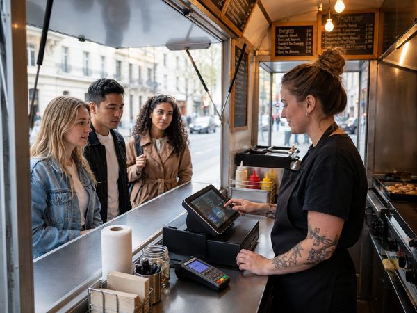 encaissement food truck