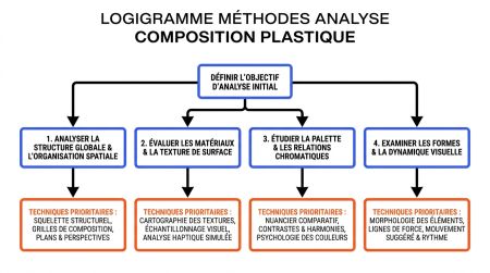 Logigramme méthodes analyse composition plastique